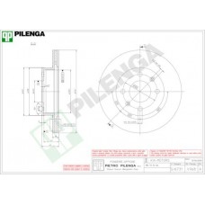 V968 PILENGA Гальмівний диск