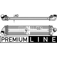 CI 394 000P MAHLE Интеркулер