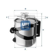 5543000 UFI Паливний фільтр