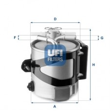 5543000 UFI Паливний фільтр