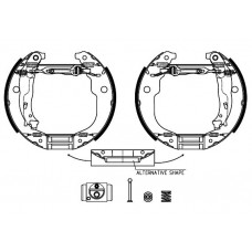 8DB 355 022-951 HELLA PAGID Комплект гальмівних колодок