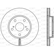 BDA2423.20 OPEN PARTS Гальмівний диск