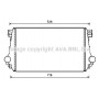 VN4368 AVA QUALITY COOLING Интеркулер