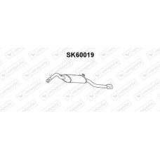 SK60019 VENEPORTE Глушник вихлопних газів кінцевий