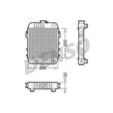 DRM20061 DENSO Радіатор охолодження двигуна