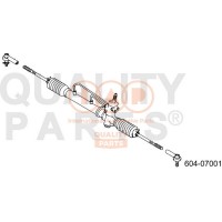604-07001 IAP QUALITY PARTS Наконечник поперечної кермової тяги