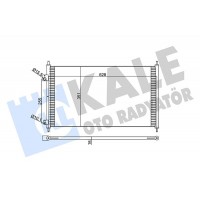 380300 KALE OTO RADYATÖR Конденсатор кондиціонера