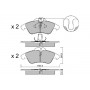 BPMB-1013 AISIN Комплект гальмівних колодок дисковий гальм