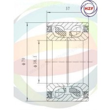 70-080061 MULTIPARTS Комплект підшипника ступиці колеса
