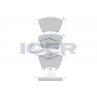 181605 ICER КомплеК т гальмівних колодок, дискове гальмо