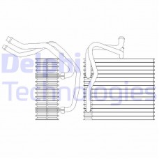 TSP0525198 DELPHI Випарник кондиціонера
