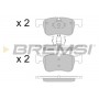 BP3503 BREMSI Комплект гальмівних колодок дисковий гальм