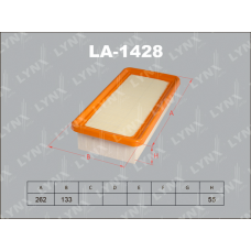 LA-1428 LYNXauto Повітряний фільтр