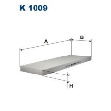 K 1009 FILTRON Фільтр повітря у внутрішньому просторі