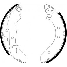 8DB 355 001-321 HELLA PAGID Комплект гальмівних колодок