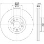 8DD 355 119-651 HELLA PAGID Гальмівний диск