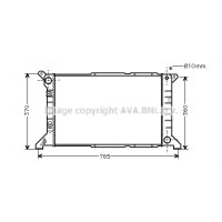 FD2204 AVA QUALITY COOLING Радіатор охолодження двигуна