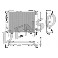 DRM17029 DENSO Радіатор охолодження двигуна
