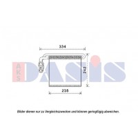 820358N AKS DASIS Випарник кондиціонера
