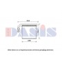 820358N AKS DASIS Випарник кондиціонера