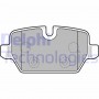 LP2247 DELPHI Комплект гальмівних колодок дисковий гальм