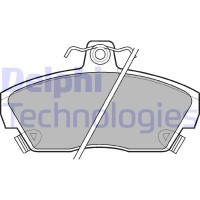 LP618 DELPHI Комплект гальмівних колодок дисковий гальм