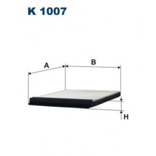 K 1007 FILTRON Фільтр повітря у внутрішньому просторі
