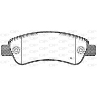 BPA1238.00 OPEN PARTS КомплеК т гальмівних колодок, дискове гальмо