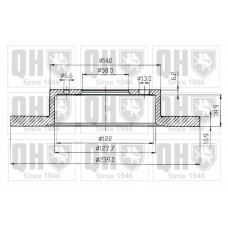 BDC4210 QUINTON HAZELL Гальмівний диск