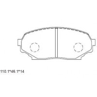 KD4703 ASIMCO КомплеК т гальмівних колодок, дискове гальмо