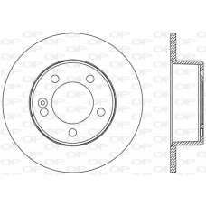 BDA2599.10 OPEN PARTS Гальмівний диск