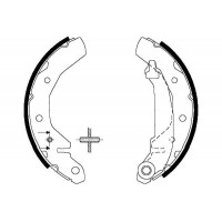 KBS-1407 KAVO PARTS Комплект гальмівних колодок