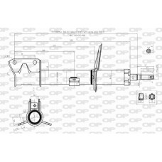 SAB8358.31 OPEN PARTS Амортизатор