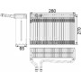 AE 82 000S MAHLE Випарник кондиціонера