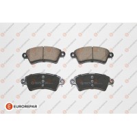 1617256080 EUROREPAR Комплект гальмівних колодок дисковий гальм