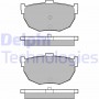 LP1072 DELPHI Комплект гальмівних колодок дисковий гальм