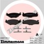 20887.195.2 ZIMMERMANN Комплект гальмівних колодок дисковий гальм