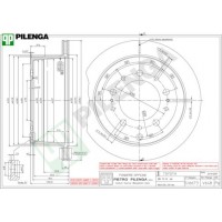 V648 PILENGA Гальмівний диск
