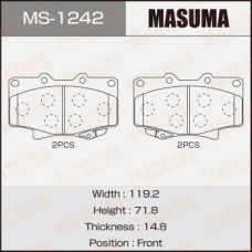 MS-1242 MASUMA Комплект гальмівних колодок