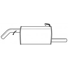 37637 SIGAM Глушник вихлопних газів кінцевий