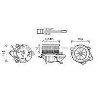 CN8294 AVA QUALITY COOLING Вентилятор салону