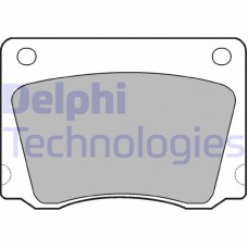 LP17 DELPHI Комплект гальмівних колодок дисковий гальм