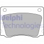 LP17 DELPHI Комплект гальмівних колодок дисковий гальм