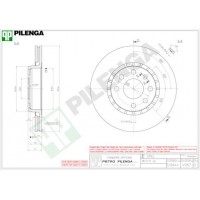 V067 PILENGA Гальмівний диск