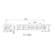 GF-2519 ZEKKERT Газова пружина кришка багажника