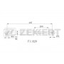 GF-2519 ZEKKERT Газова пружина кришка багажника