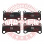 13046048502N-SET-MS MASTER-SPORT GERMANY Комплект гальмівних колодок дисковий гальм
