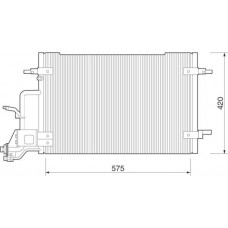 350203225000 MAGNETI MARELLI Конденсатор кондиціонера