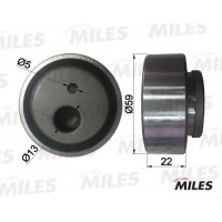 AG02039 MILES Натяжний ролик ремінь ГРМ