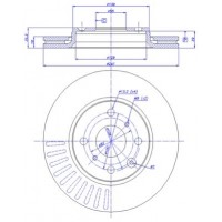 142.1123 CAR Гальмівний диск